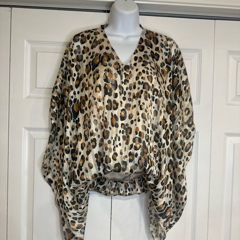 Leopard Print Women's Top